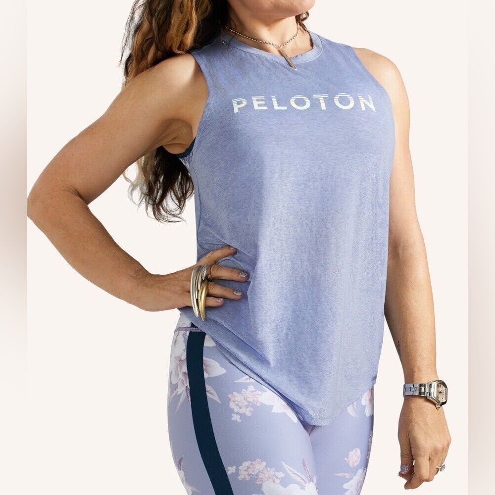 NWOT Peloton Agility Mood Tank in Lavender Purple Size Large.